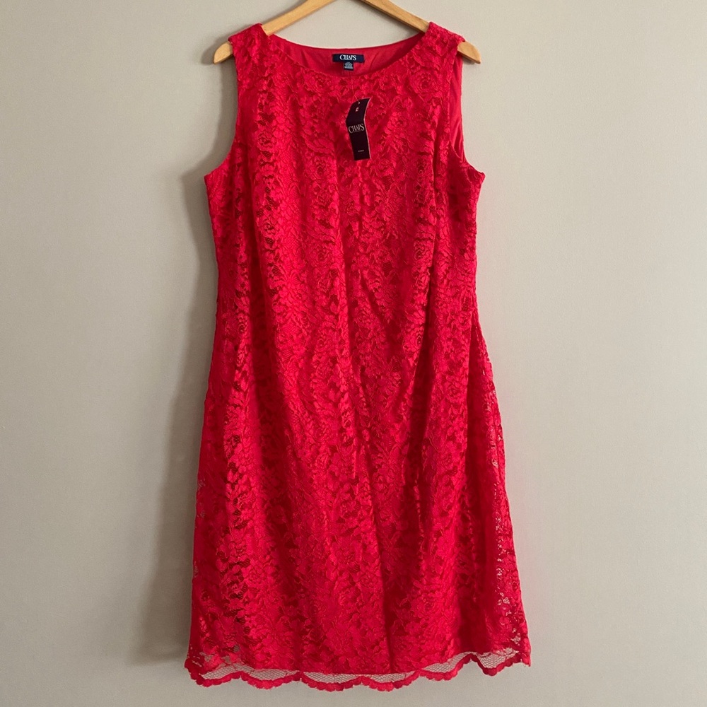 Women’s plus size red chaps dress